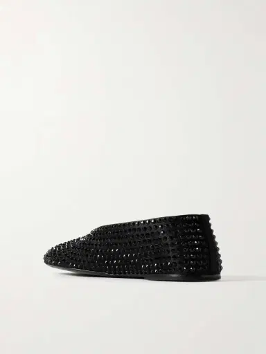 Khaite Marcy Crystal-embellished Satin Ballet Flats | Thumbnail 3 Khaite Marcy Crystal-embellished Satin Ballet Flats | Thumbnail 3