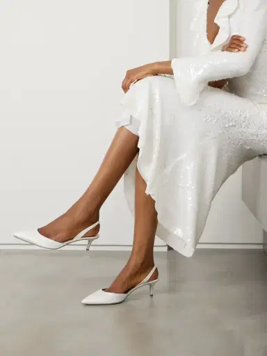 Aquazzura So Nude 50 Satin Slingback Pumps | Thumbnail 2 Aquazzura So Nude 50 Satin Slingback Pumps | Thumbnail 2