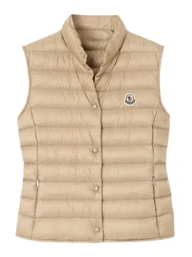 Moncler Liane Quilted Appliquéd Shell Down Vest | Thumbnail 1
