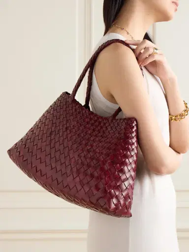 Dragon Diffusion Santa Croce Big Woven Leather Tote Bag | Thumbnail 2 Dragon Diffusion Santa Croce Big Woven Leather Tote Bag | Thumbnail 2