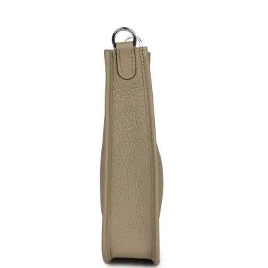 HERMÈS Hermes Evelyne TPM Beige Marfa Clemence Palladium Hardware | Thumbnail 3 HERMÈS Hermes Evelyne TPM Beige Marfa Clemence Palladium Hardware | Thumbnail 3