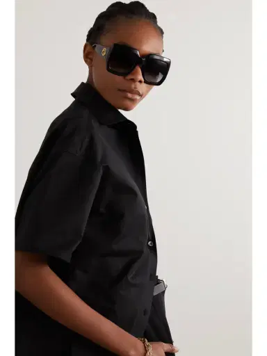 Gucci Eyewear Gg Oversized Square-frame Acetate Sunglasses | Thumbnail 2
