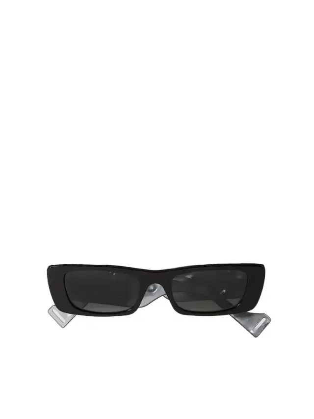 Rectangular-frame Acetate Sunglasses