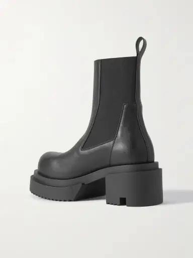 Rick Owens Beatle Bogun Leather Chelsea Boots | Thumbnail 3 Rick Owens Beatle Bogun Leather Chelsea Boots | Thumbnail 3