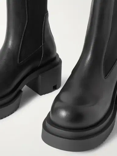 Rick Owens Beatle Bogun Leather Chelsea Boots | Thumbnail 4 Rick Owens Beatle Bogun Leather Chelsea Boots | Thumbnail 4