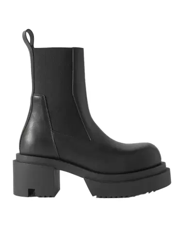 Rick Owens Beatle Bogun Leather Chelsea Boots | Thumbnail 1 Rick Owens Beatle Bogun Leather Chelsea Boots | Thumbnail 1