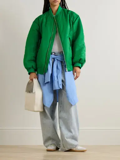 The Frankie Shop Astra Oversized Padded Shell Bomber Jacket | Thumbnail 2