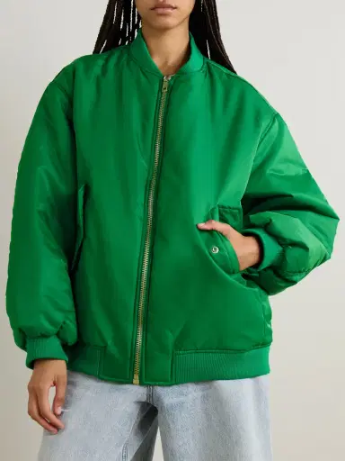 The Frankie Shop Astra Oversized Padded Shell Bomber Jacket | Thumbnail 3