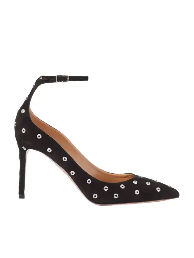 Love Affair 85 Embellished Suede Pumps