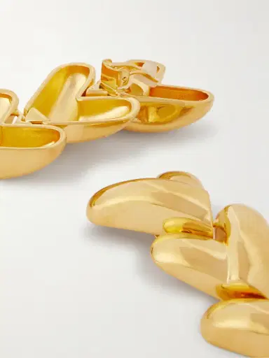 Tom Ford Love Gold-tone Clip Earrings | Thumbnail 3