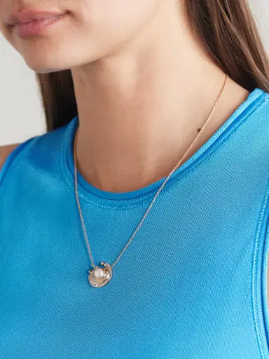Ananya Chakra 18-karat Rose Gold Multi-stone Necklace | Thumbnail 2