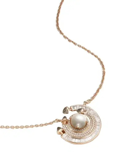 Ananya Chakra 18-karat Rose Gold Multi-stone Necklace | Thumbnail 1