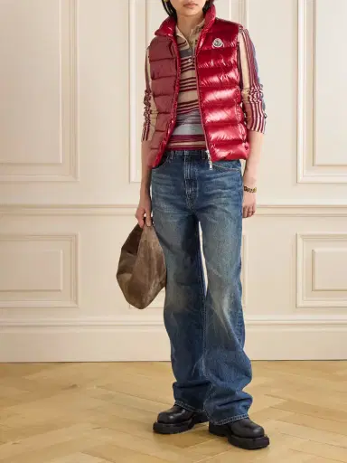 Moncler Ghany Quilted Shell Down Vest | Thumbnail 2 Moncler Ghany Quilted Shell Down Vest | Thumbnail 2