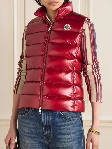 Moncler Ghany Quilted Shell Down Vest | Thumbnail 4 Moncler Ghany Quilted Shell Down Vest | Thumbnail 4