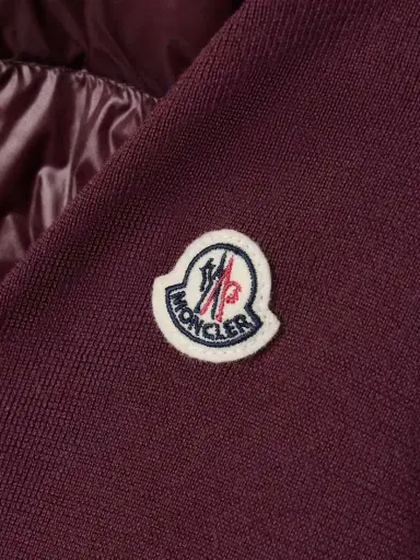 Moncler Ribbed Wool And Quilted Shell Down Jacket - xx large | Thumbnail 5
