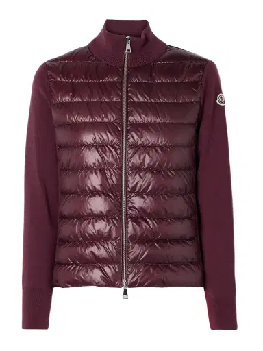 Moncler Ribbed Wool And Quilted Shell Down Jacket - xx large | Thumbnail 1