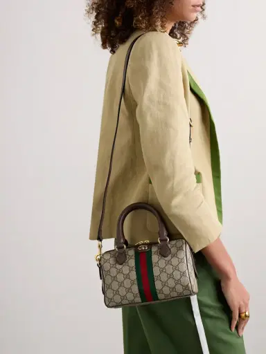 Gucci Ophidia Leather- And Webbing-trimmed Printed Coated-canvas Tote | Thumbnail 6 Gucci Ophidia Leather- And Webbing-trimmed Printed Coated-canvas Tote | Thumbnail 6