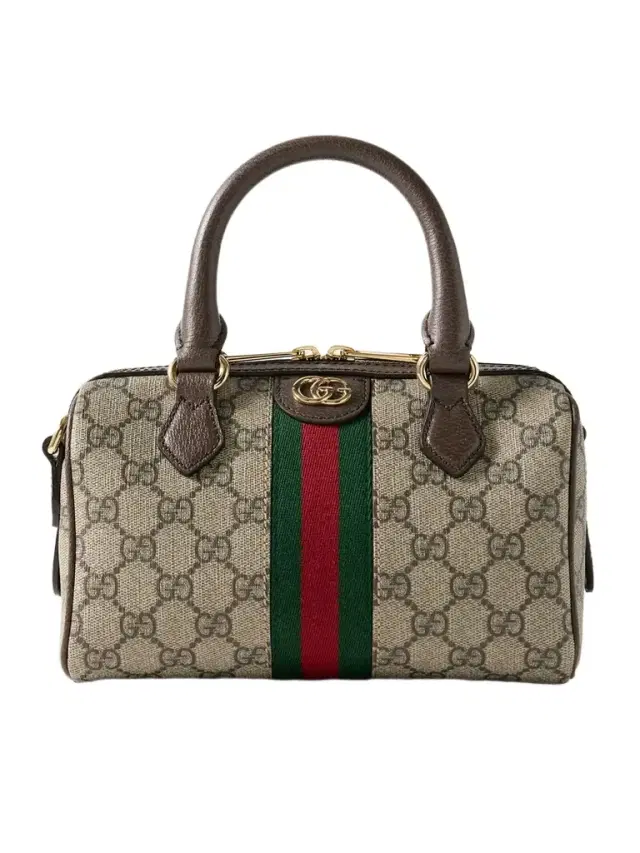 Ophidia Leather- And Webbing-trimmed Printed Coated-canvas Tote