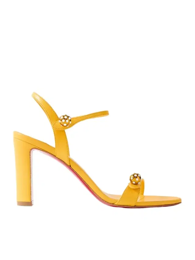 Christian Louboutin Atmospheria 85 Embellished Leather Sandals