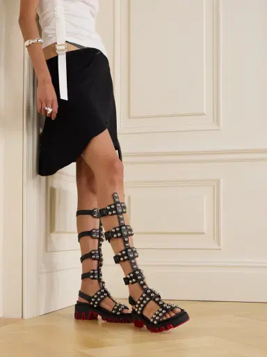 Christian Louboutin Gladiadune Studded Leather Sandals | Thumbnail 2 Christian Louboutin Gladiadune Studded Leather Sandals | Thumbnail 2