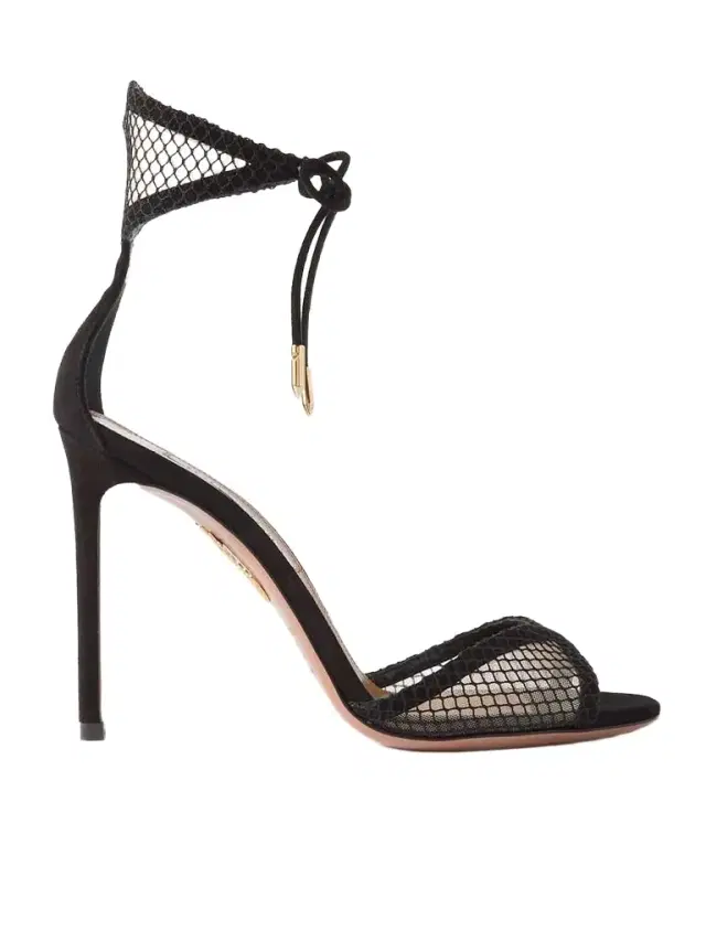 Wicked 105 Suede-trimmed Mesh Sandals