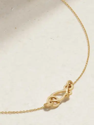 Sophie Bille Brahe Bow Simple 14-karat Recycled Gold Necklace | Thumbnail 3 Sophie Bille Brahe Bow Simple 14-karat Recycled Gold Necklace | Thumbnail 3
