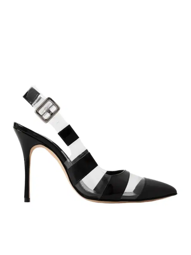 Uxra 105 Patent-leather And Pvc Slingback Pumps