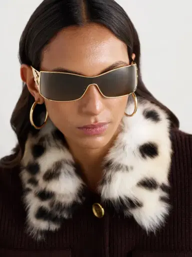 CELINE Eyewear Rectangular-frame Gold-tone Sunglasses | Thumbnail 2 CELINE Eyewear Rectangular-frame Gold-tone Sunglasses | Thumbnail 2