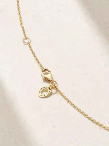 L’Atelier Nawbar Psychedeliah Small 18-karat Gold, Diamond And Mother-of-pearl Necklace | Thumbnail 3 L’Atelier Nawbar Psychedeliah Small 18-karat Gold, Diamond And Mother-of-pearl Necklace | Thumbnail 3