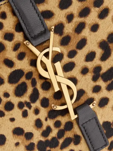 Saint Laurent Le 5 À 7 Supple Small Leather-trimmed Leopard-print Pony Hair Shoulder Bag | Thumbnail 4 Saint Laurent Le 5 À 7 Supple Small Leather-trimmed Leopard-print Pony Hair Shoulder Bag | Thumbnail 4