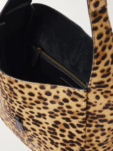 Saint Laurent Le 5 À 7 Supple Small Leather-trimmed Leopard-print Pony Hair Shoulder Bag | Thumbnail 5 Saint Laurent Le 5 À 7 Supple Small Leather-trimmed Leopard-print Pony Hair Shoulder Bag | Thumbnail 5