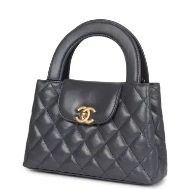 Chanel Chanel Small Kelly Shopper Dark Grey Shiny Aged Calfskin Brushed Gold Hardware | Thumbnail 3 Chanel Chanel Small Kelly Shopper Dark Grey Shiny Aged Calfskin Brushed Gold Hardware | Thumbnail 3