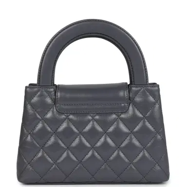 Chanel Chanel Small Kelly Shopper Dark Grey Shiny Aged Calfskin Brushed Gold Hardware | Thumbnail 5 Chanel Chanel Small Kelly Shopper Dark Grey Shiny Aged Calfskin Brushed Gold Hardware | Thumbnail 5