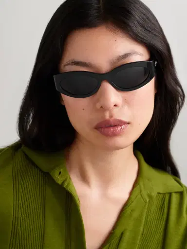 CELINE Eyewear Monochroms Cat-eye Acetate Sunglasses | Thumbnail 2 CELINE Eyewear Monochroms Cat-eye Acetate Sunglasses | Thumbnail 2