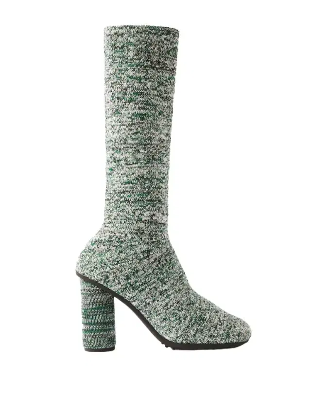 Atomic Ribbed-knit Knee Boots