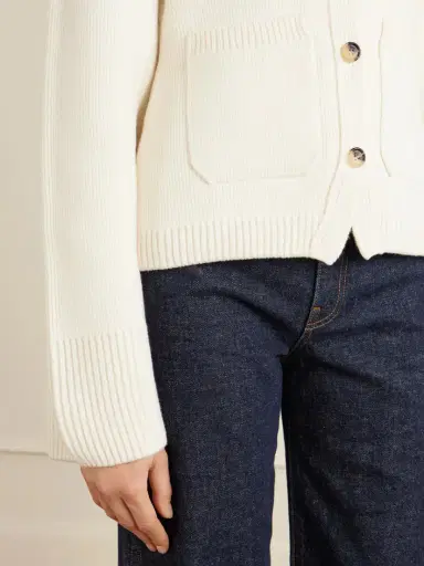 Khaite Scarlet Cashmere Cardigan | Thumbnail 4