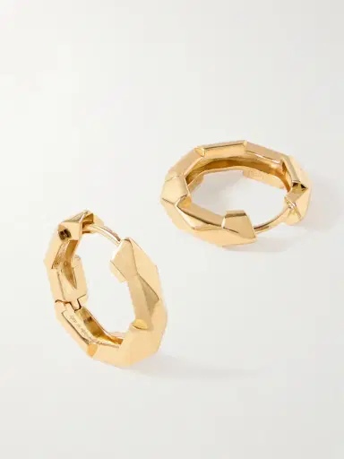 Gucci Link To Love 18-karat Gold Hoop Earrings | Thumbnail 3