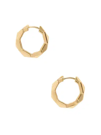 Gucci Link To Love 18-karat Gold Hoop Earrings | Thumbnail 1