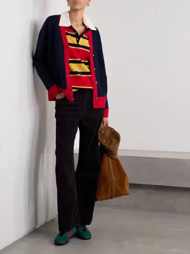 Guest In Residence Color-block Cashmere Cardigan | Thumbnail 2