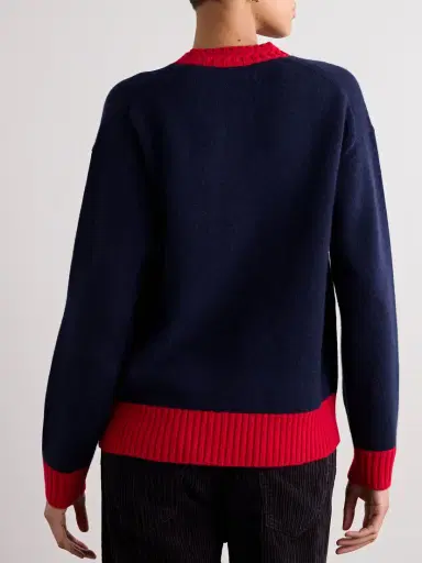 Guest In Residence Color-block Cashmere Cardigan | Thumbnail 4