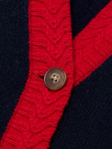 Guest In Residence Color-block Cashmere Cardigan | Thumbnail 5