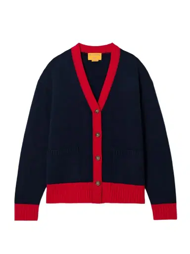 Guest In Residence Color-block Cashmere Cardigan | Thumbnail 1