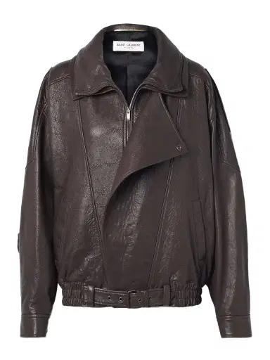 Saint Laurent Oversized Textured-leather Jacket | Thumbnail 1