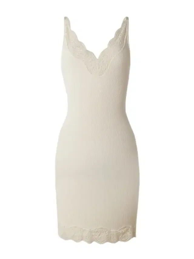 Lace-trimmed Ribbed ilk-jersey Mini Dress