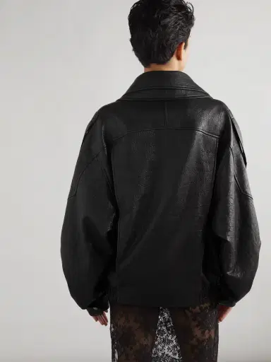 Saint Laurent Oversized Textured-leather Jacket | Thumbnail 3 Saint Laurent Oversized Textured-leather Jacket | Thumbnail 3