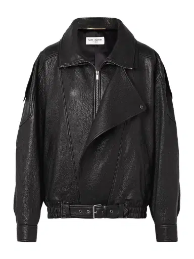 Saint Laurent Oversized Textured-leather Jacket | Thumbnail 1 Saint Laurent Oversized Textured-leather Jacket | Thumbnail 1