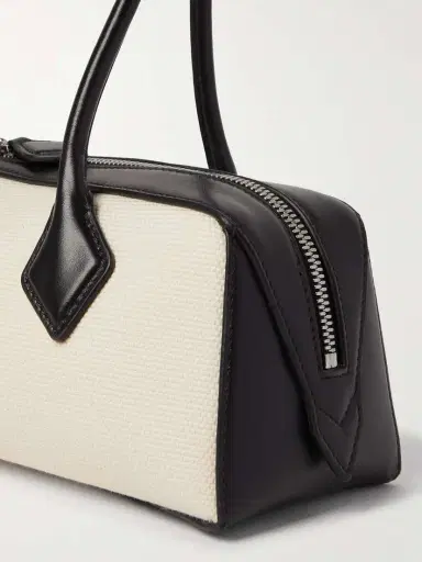 Alaïa Le Teckel Leather-trimmed Canvas Shoulder Bag - - One size | Thumbnail 4 Alaïa Le Teckel Leather-trimmed Canvas Shoulder Bag - - One size | Thumbnail 4