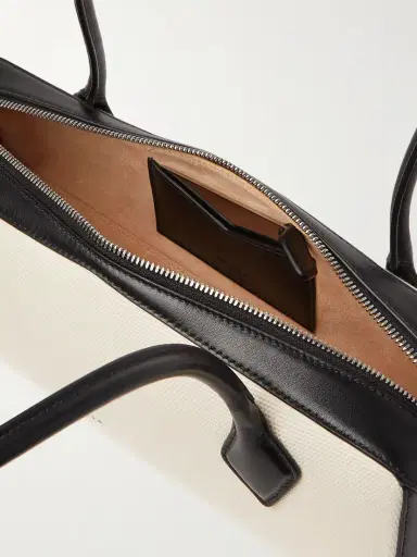 Alaïa Le Teckel Leather-trimmed Canvas Shoulder Bag - - One size | Thumbnail 5 Alaïa Le Teckel Leather-trimmed Canvas Shoulder Bag - - One size | Thumbnail 5