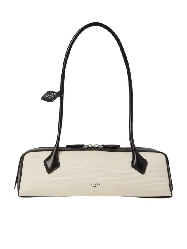 Le Teckel Leather-trimmed Canvas Shoulder Bag -  - One size