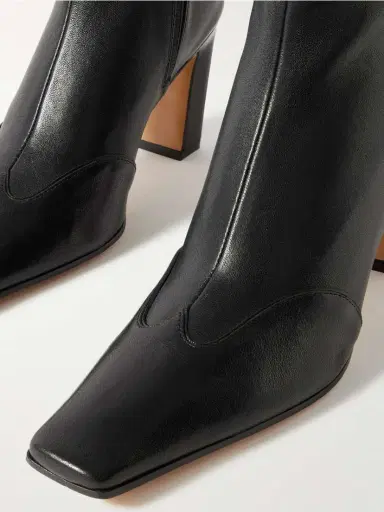 Khaite Nevada Leather Ankle Boots | Thumbnail 4 Khaite Nevada Leather Ankle Boots | Thumbnail 4
